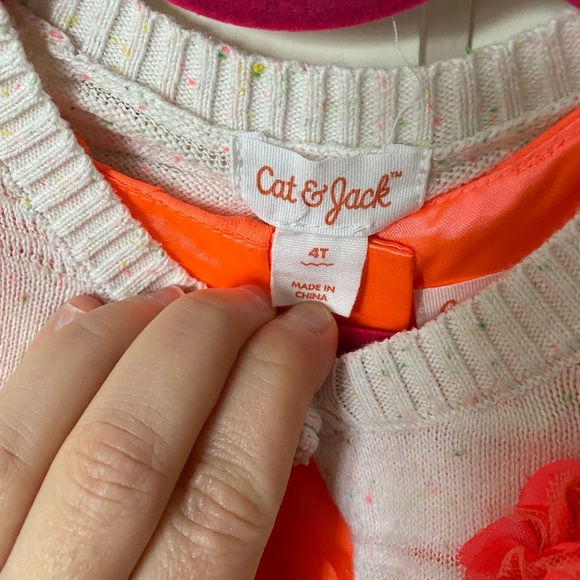 Cat & Jack dress and speckled shrug - Picture 5 of 8